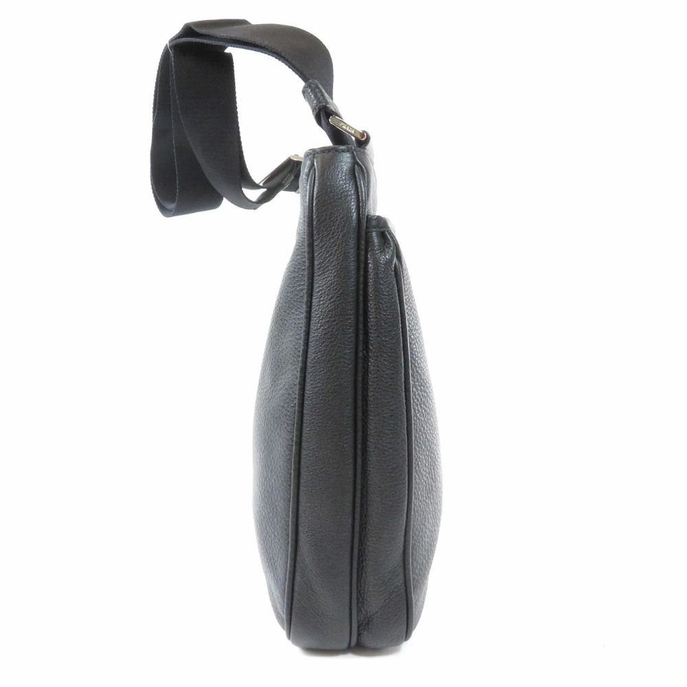 Prada Vitello City Shoulder Bag Crossbody black leather - Picture 3 of 11
